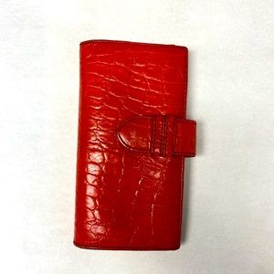 Banana Republic Red Leather Wallet